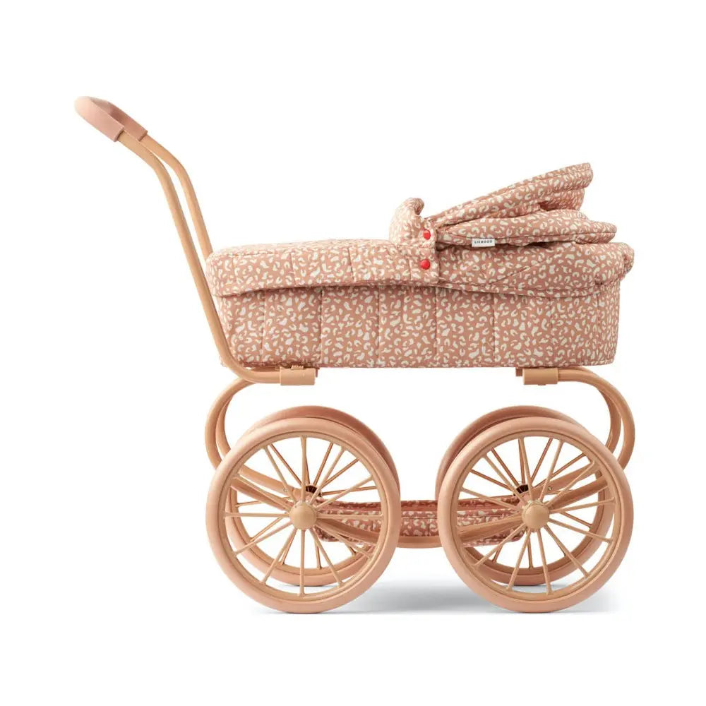 Doll pram - Adaline Peach Mini Leo Tuscany Rose Liewood