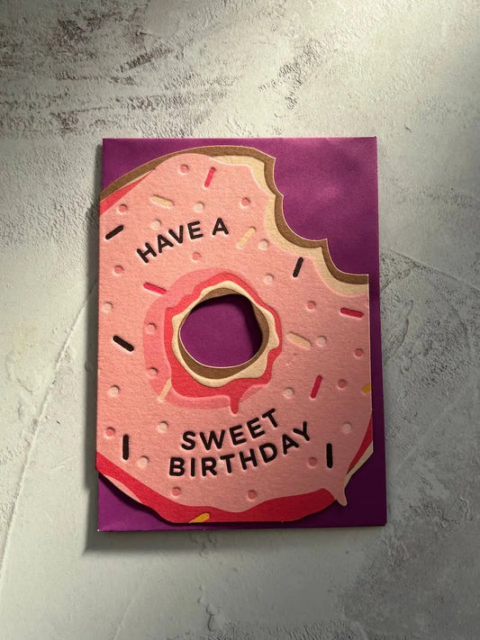 Donut (birthday) Card Heyyy Ltd
