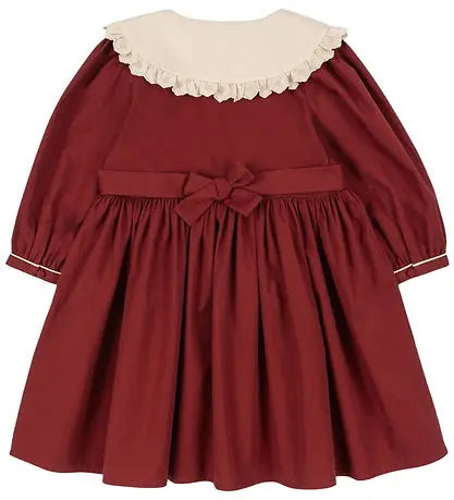 Dress - Coeur Collar - Red Dahlia Konges Slojd