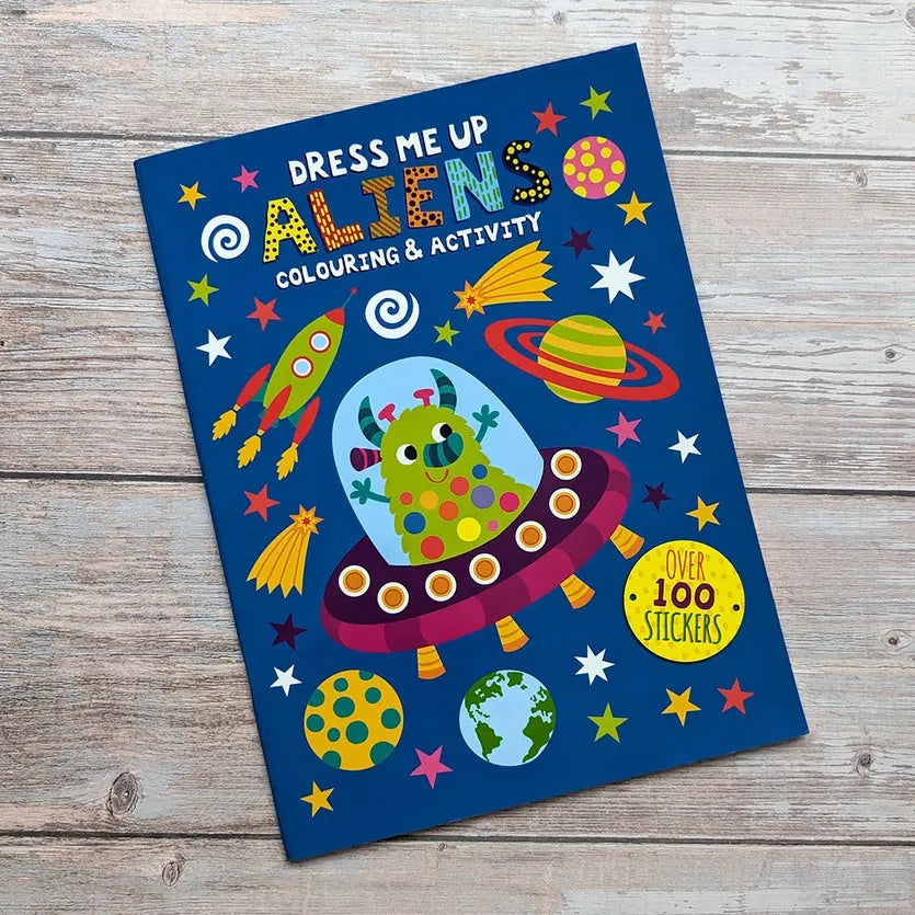 Dress Me Up Colouring and Activity Book - Aliens Robert Frederick Ltd