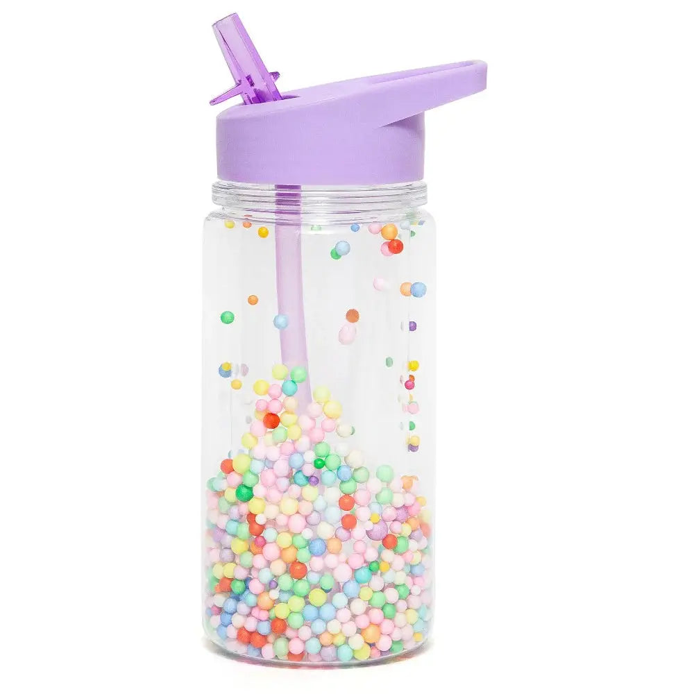 Drinking bottle marcaron pops lilac Petit Monkey