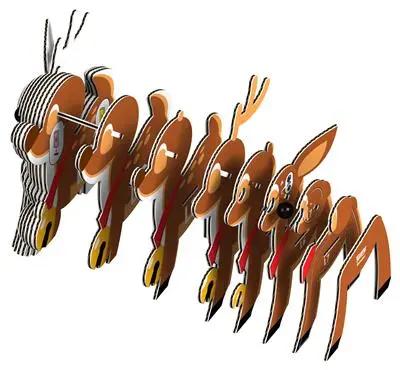 EUGY 3D - Reindeer Eugy