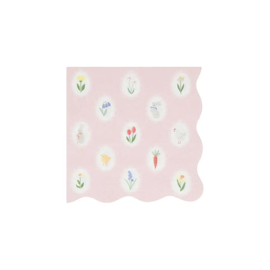 Easter cameo napkins S Meri Meri