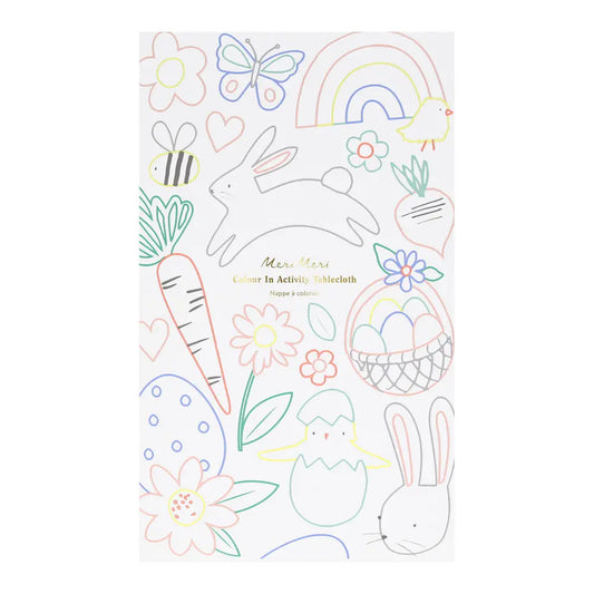 Easter color in activity tablecloth Folat