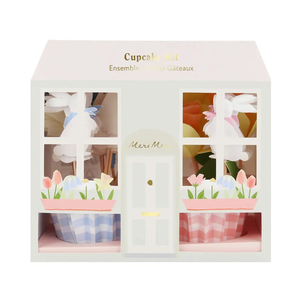 Easter cottage cupcake kit Meri Meri