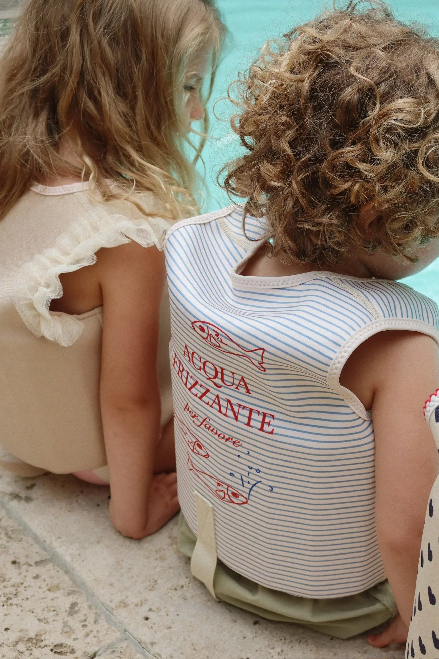 Ellis Swim Vest - STRIPE BLUIE Konges Slojd