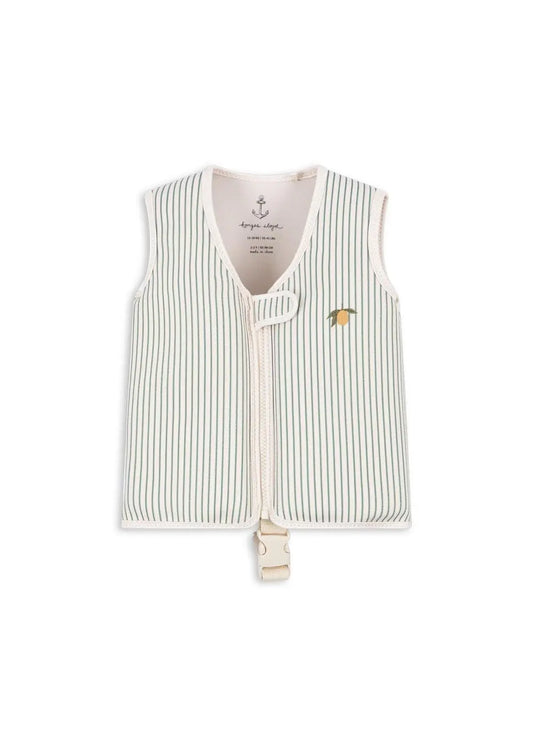 Ellis Swim Vest - Tea stripe Konges Slojd