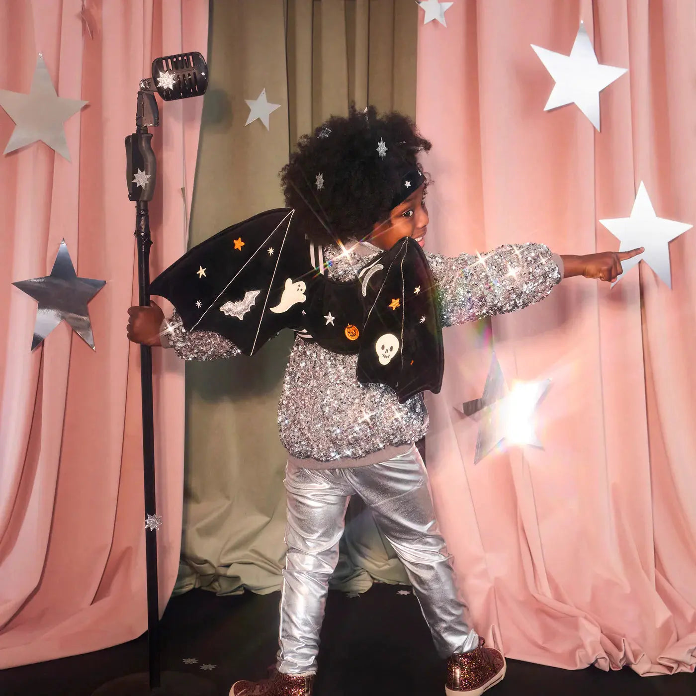 Embroidered Bat Wings Costume Meri Meri