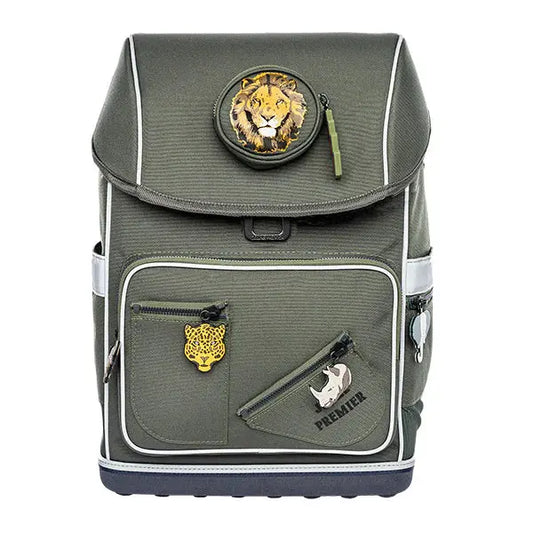 Ergonomic School Backpack - Big Five (Khaki) Jeune Premier