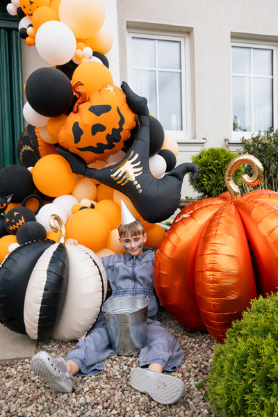 Standing Foil Balloon 3D Pumpkin, 90x90 cm, orange (FB299-005)