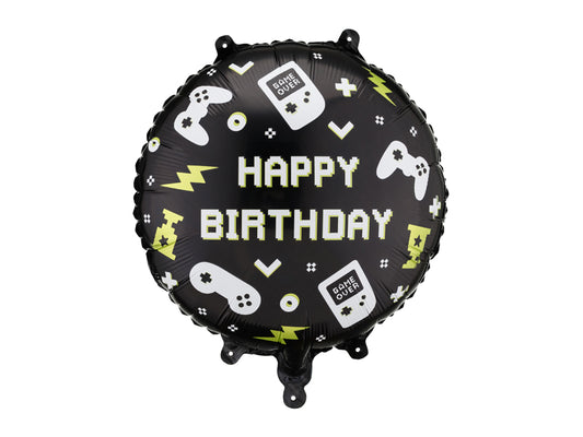 Foil balloon tablet ''Happy Birthday'', 35x35 cm, mix (FB344)