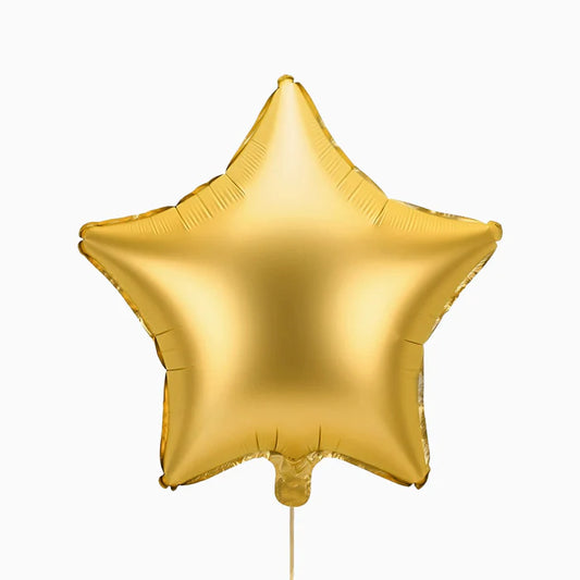 FOIL Balloon 48 cm Mate Gold Star
