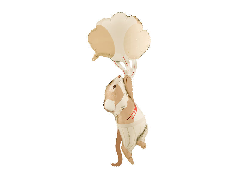 Foil balloon Mouse with balloons, 44x104 cm, mix (FB408)