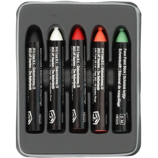 Face Paint Crayons - Halloween BoOo! - 5 pieces Folat