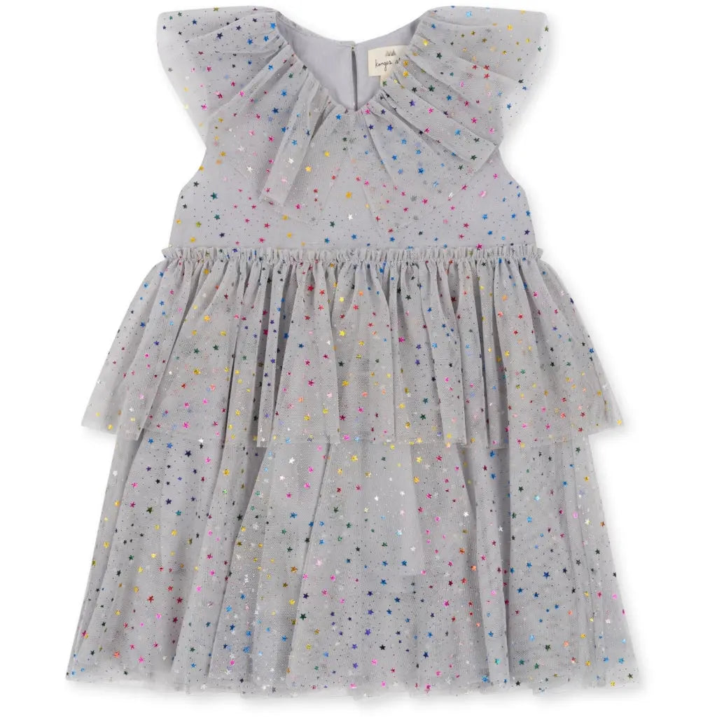 Fairy Dress Gray with stars Konges Slojd