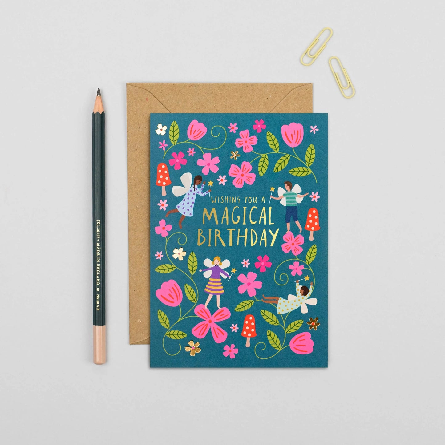 Fairy Garden Birthday Card | Kid’s Card | Child’s Birthday Mifkins