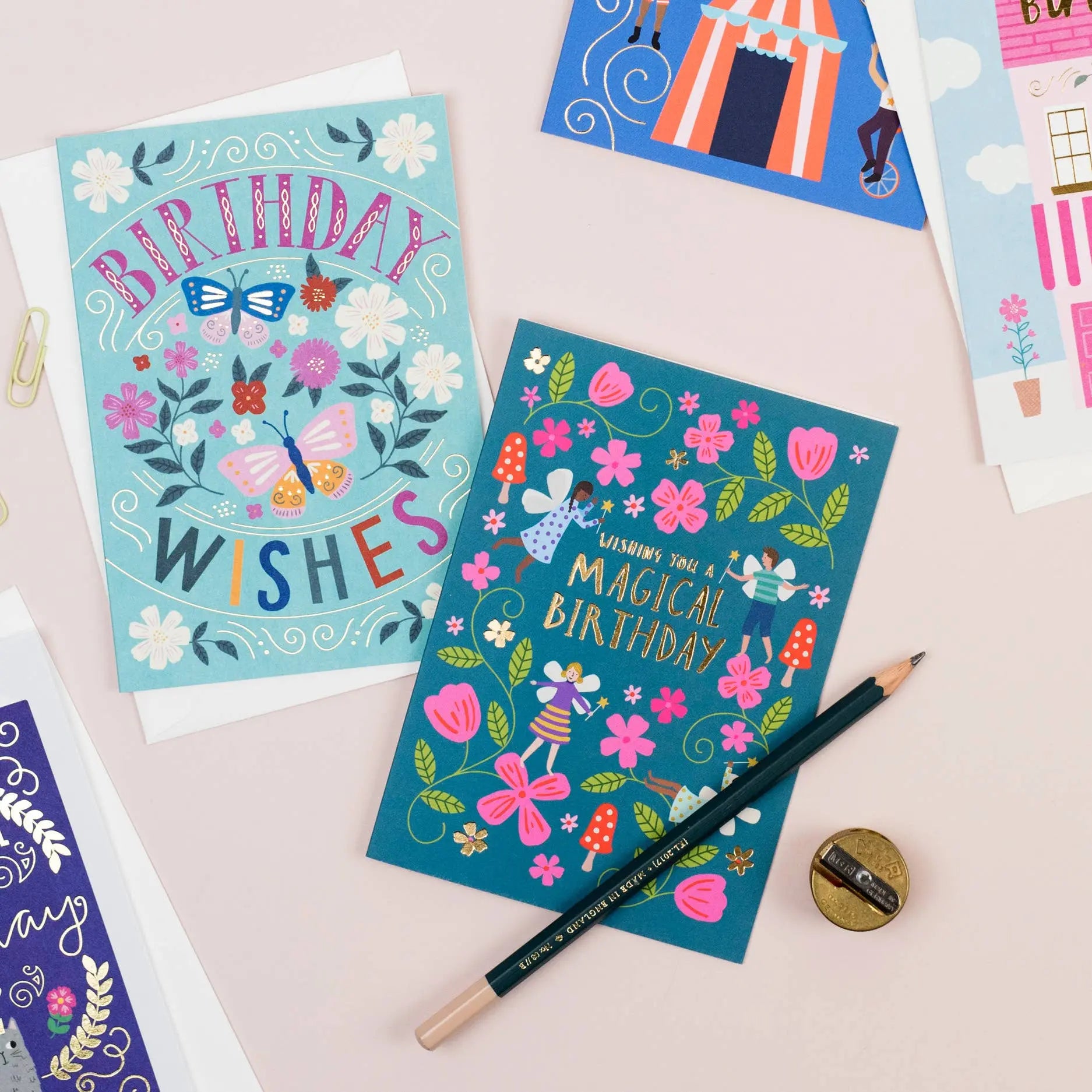 Fairy Garden Birthday Card | Kid’s Card | Child’s Birthday Mifkins