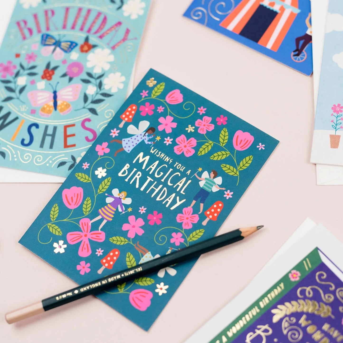 Fairy Garden Birthday Card | Kid’s Card | Child’s Birthday Mifkins