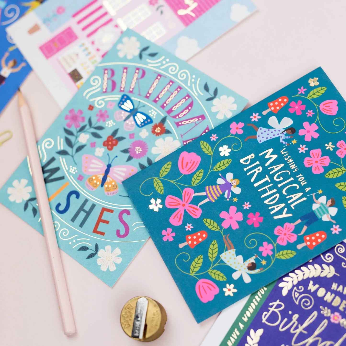 Fairy Garden Birthday Card | Kid’s Card | Child’s Birthday Mifkins