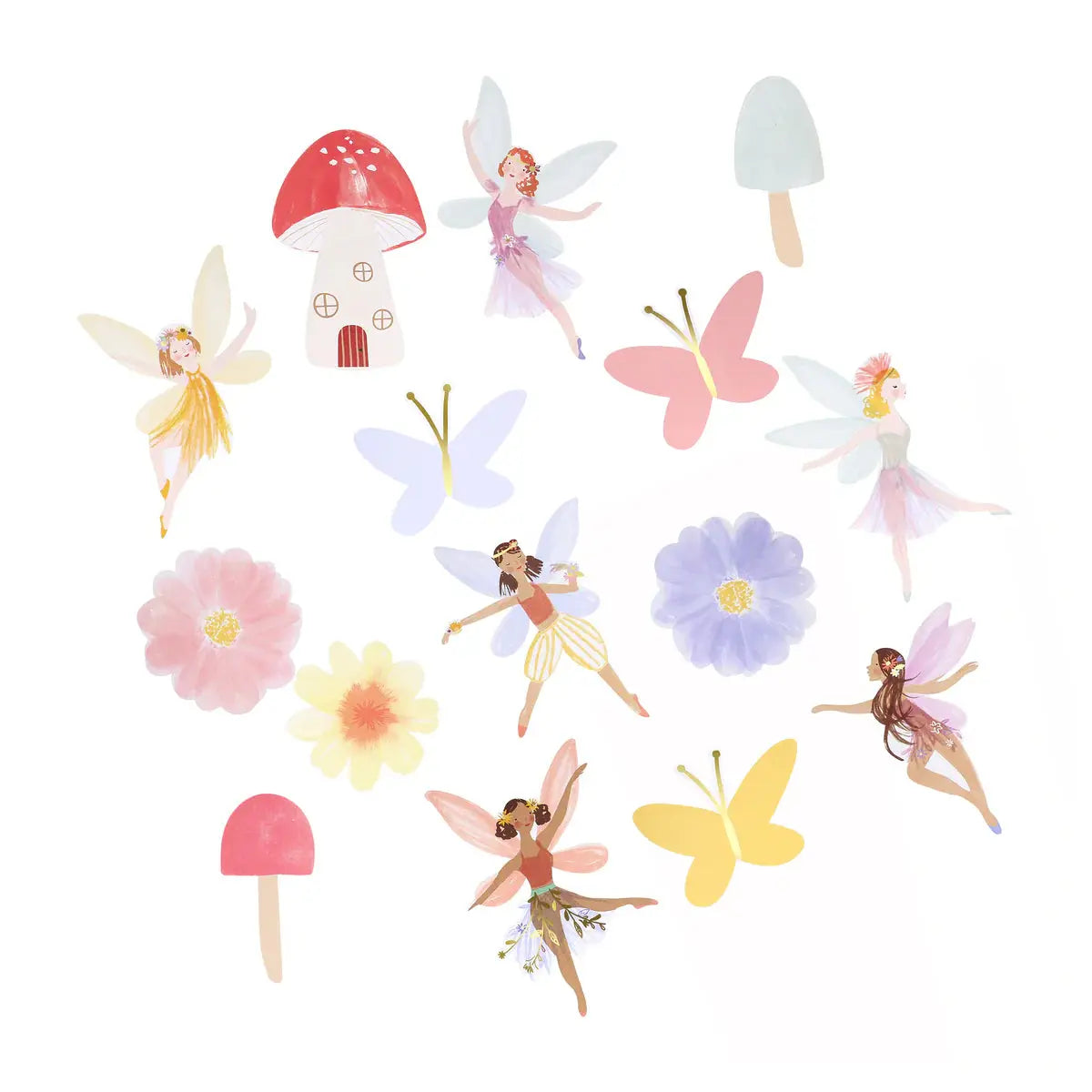 Fairy Shaped Stickers (x 25) Meri Meri