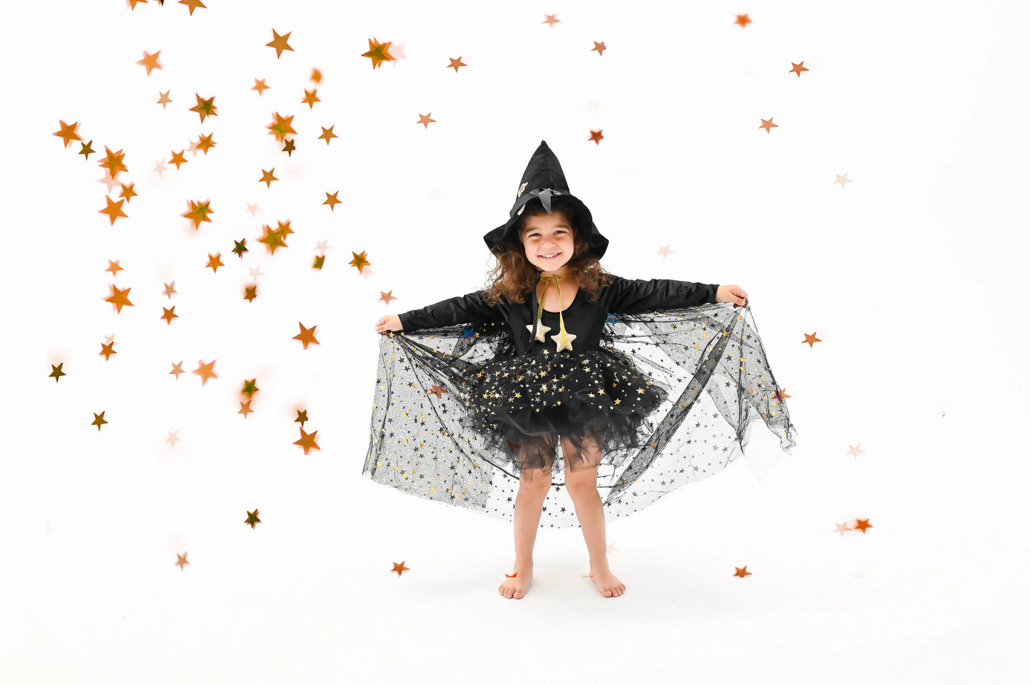 Fancy Shmancy Baby - Black whimsical witch: 8 years (ships week 1 of August) Fancy Shmancy Baby