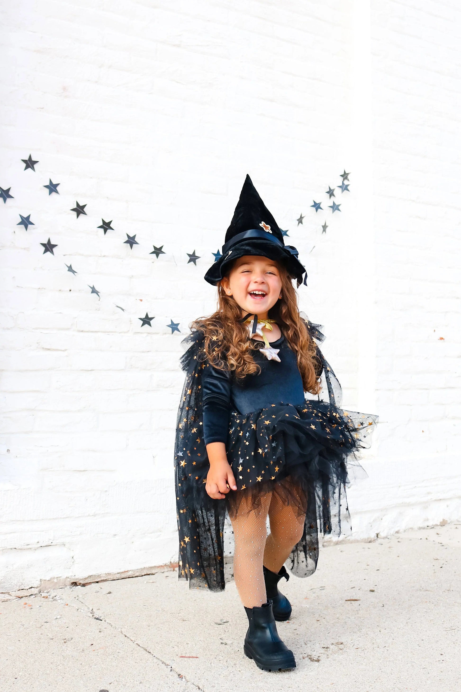 Fancy Shmancy Baby - Black whimsical witch: 8 years (ships week 1 of August) Fancy Shmancy Baby