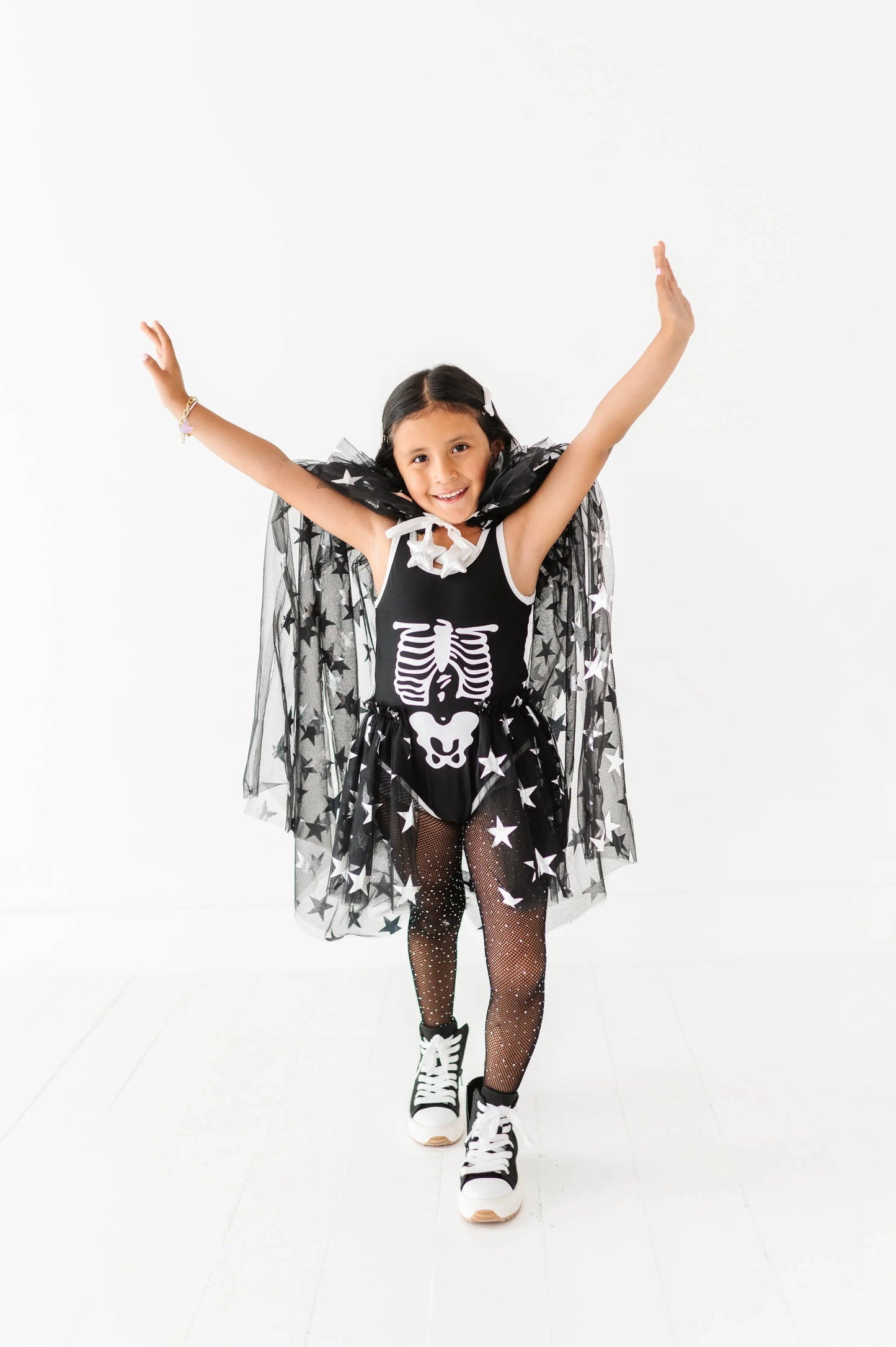 Fancy Shmancy Baby - Fancy Black skeleton costume: 8 years Fancy Shmancy Baby