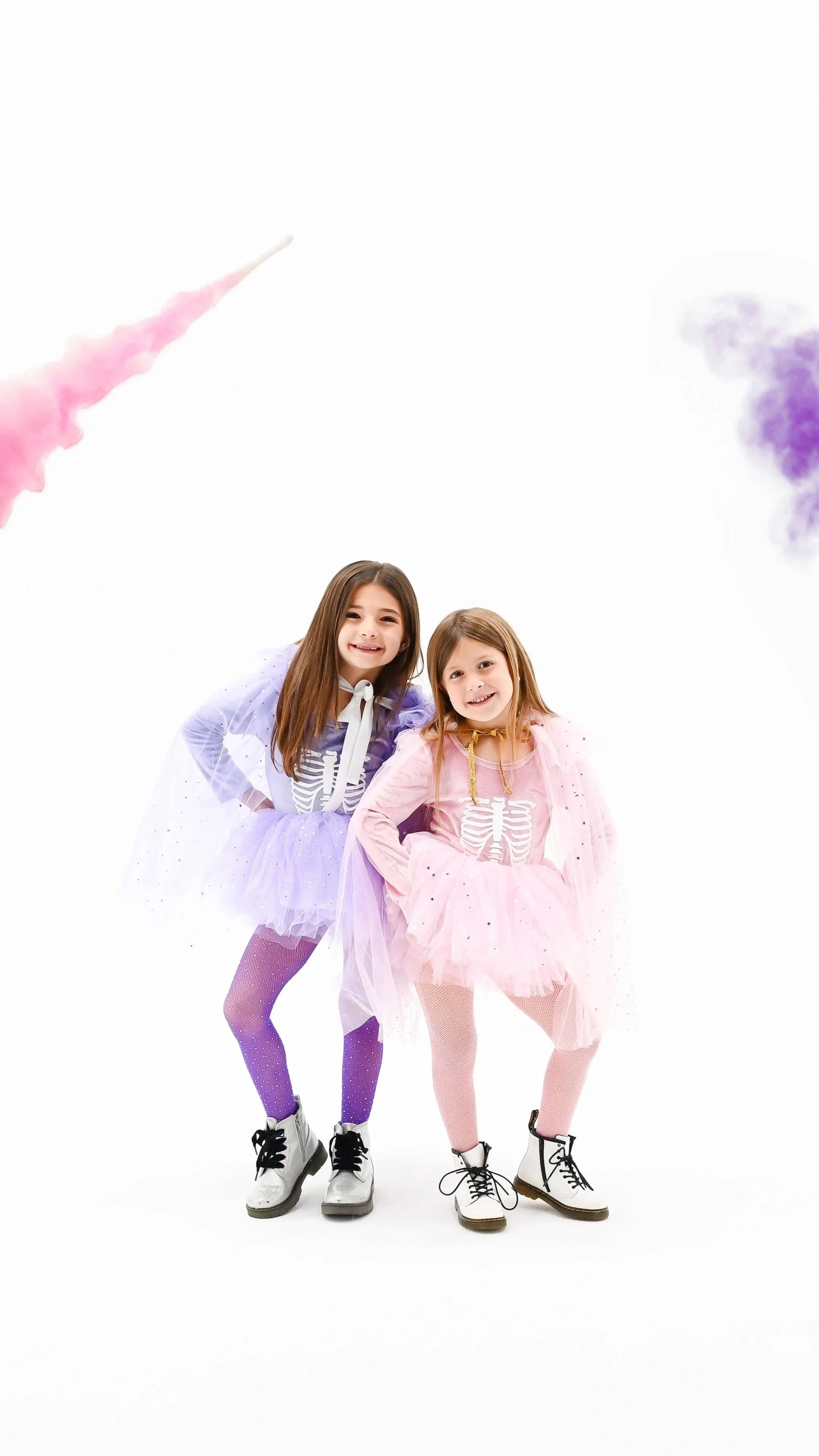 Fancy Shmancy Baby - Pink whimsical skeleton: 6 years (ships week 1 of August) Fancy Shmancy Baby