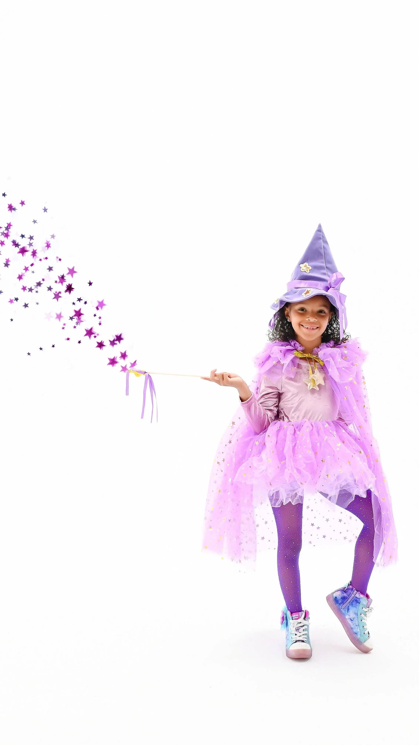 Fancy Shmancy Baby - Purple whimsical witch: 8 years (ships week 1 of August) Fancy Shmancy Baby