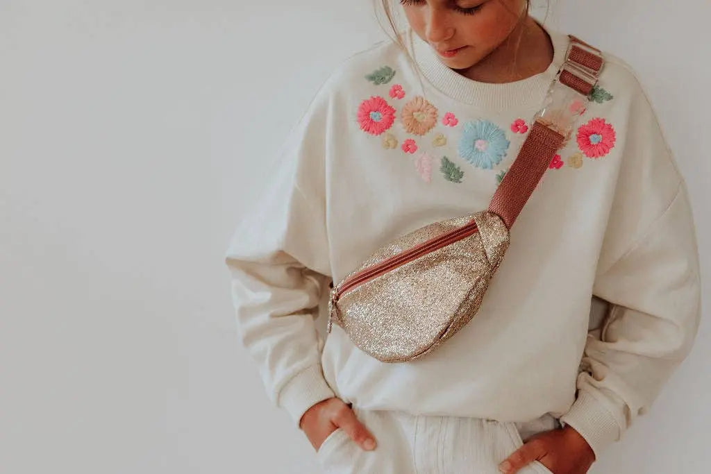 Fanny pack - glitter gold Luciole et Petit Pois