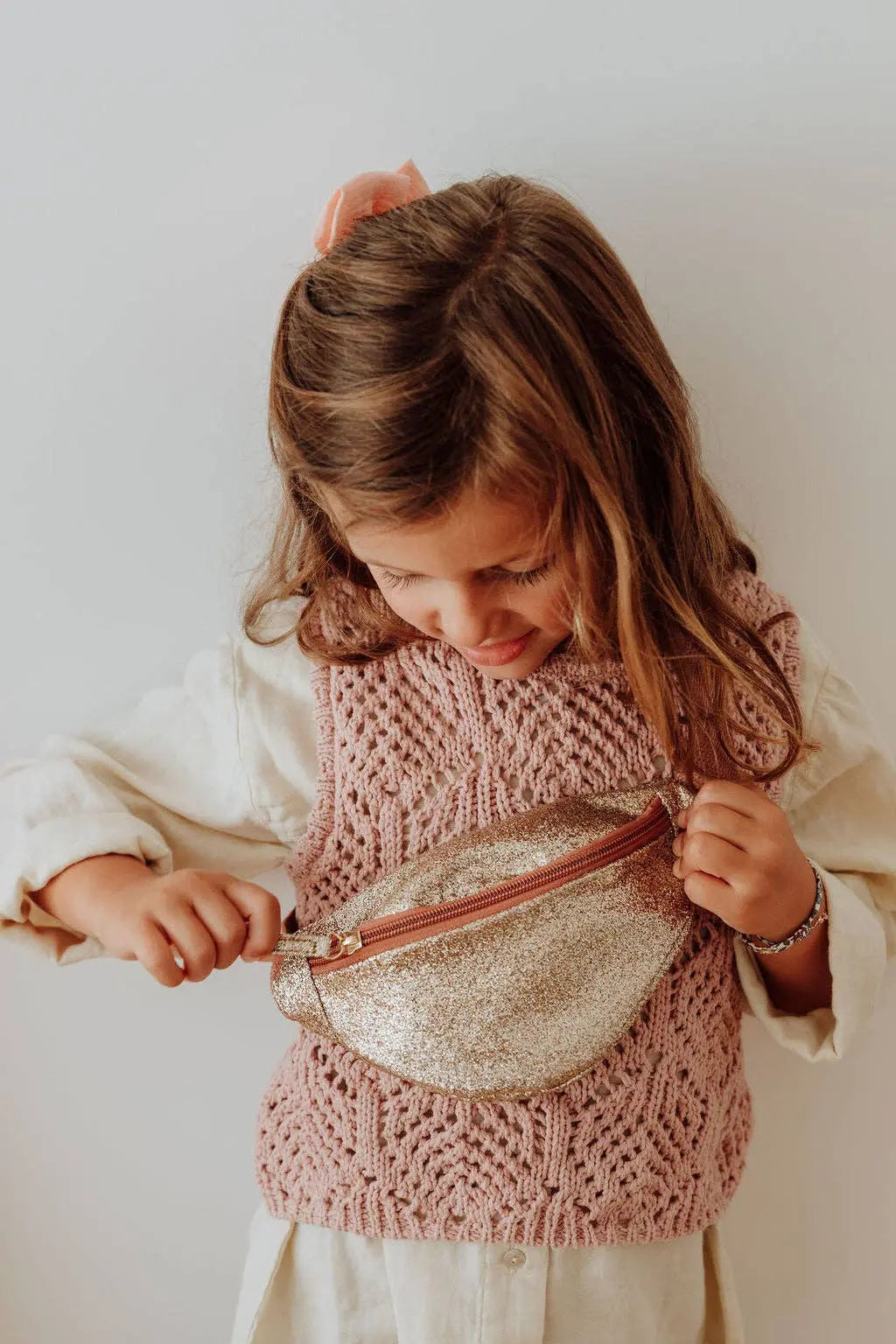 Fanny pack - glitter gold Luciole et Petit Pois