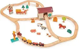 Farmyard Wooden Train Set mentari