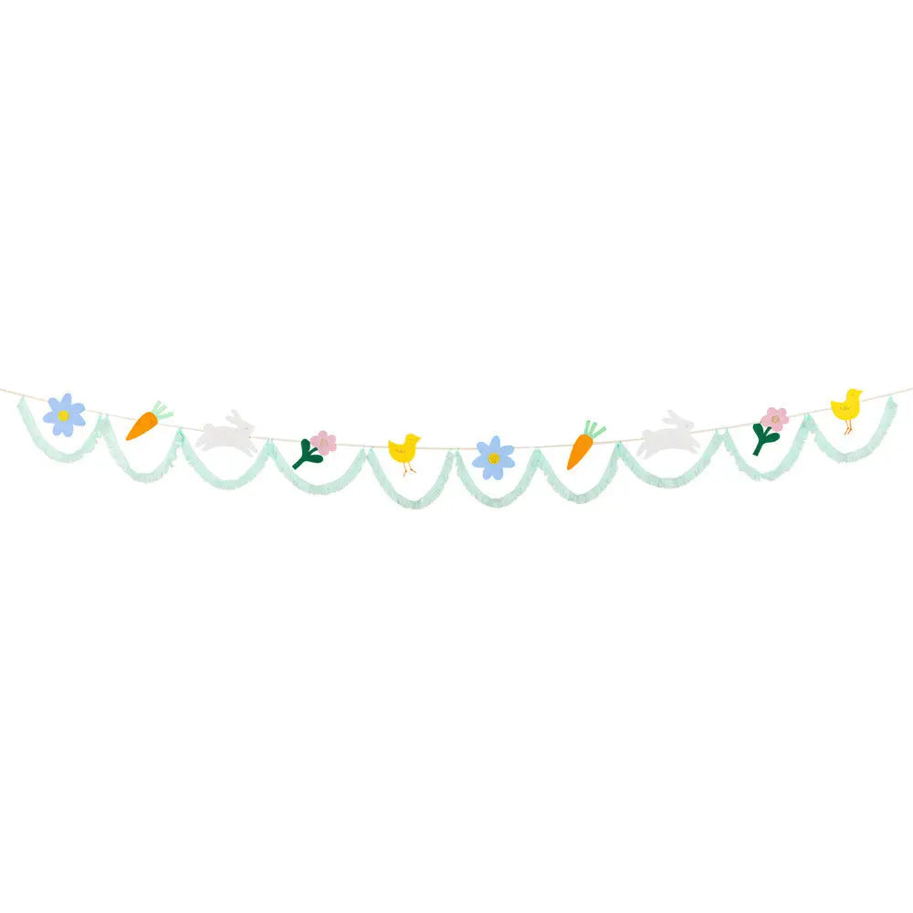 Felt & fringe easter icons garland Meri Meri