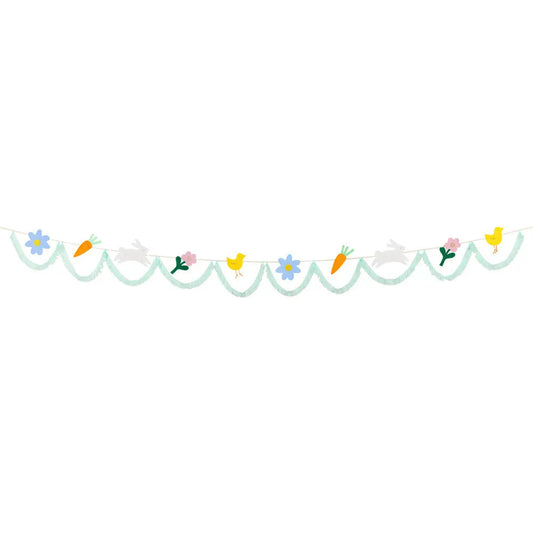 Felt & fringe easter icons garland Meri Meri
