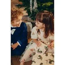 Festive bow tie - navy velvet Konges Slojd