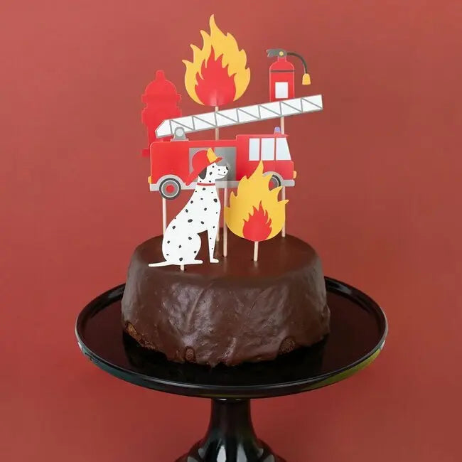 Firefighter Cake Toppers My Little Day