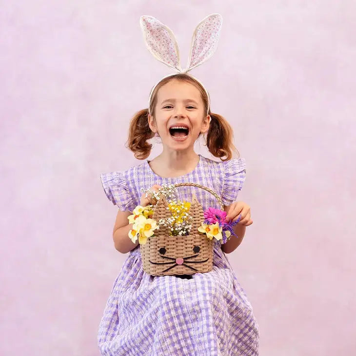 Floral Easter Bunny Ears Headband Talking Tables