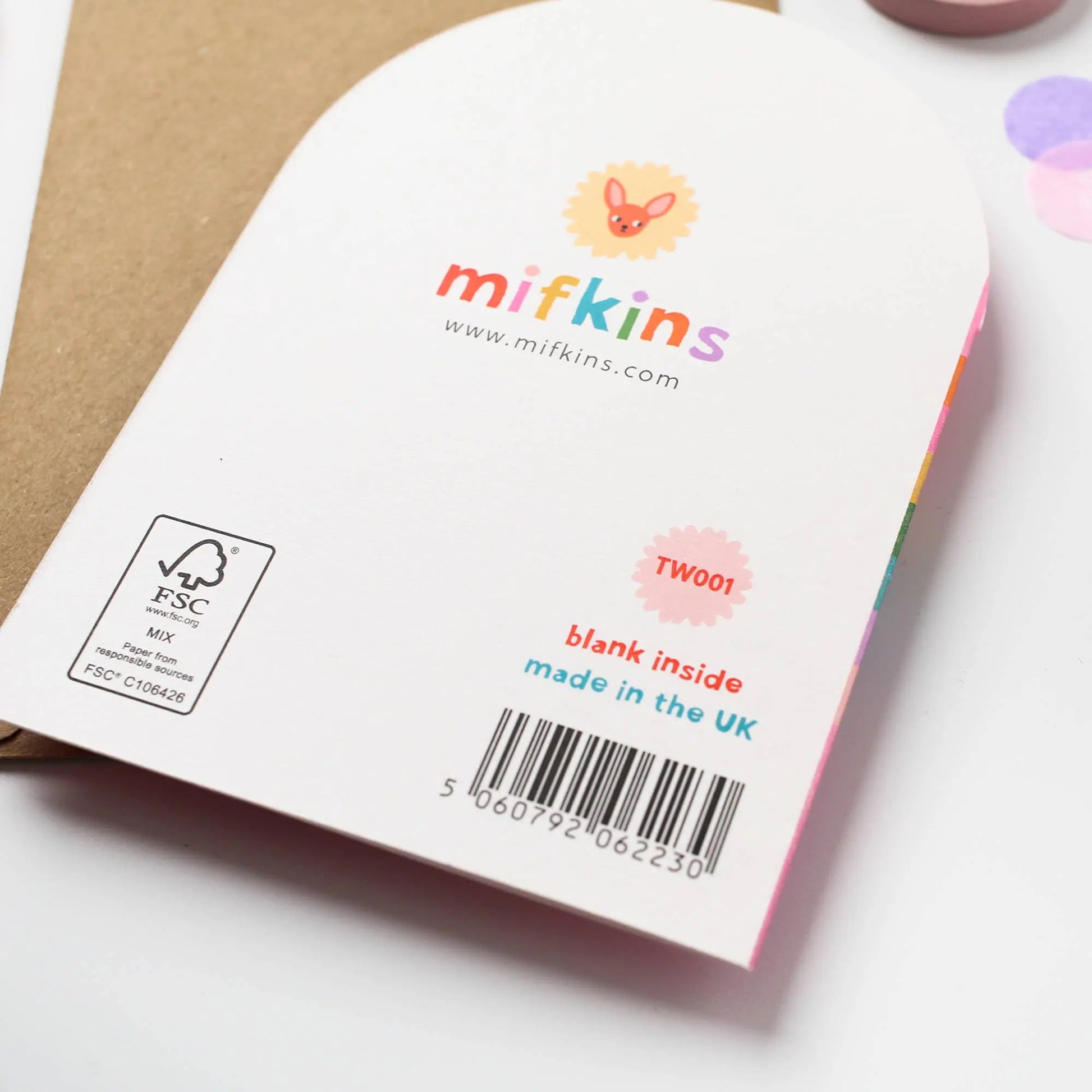 Flower Power Birthday Card Mifkins