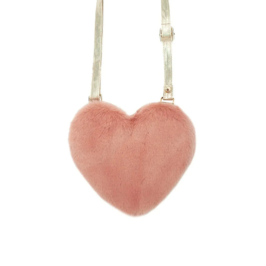 Fluffy Heart Bag Rockahula