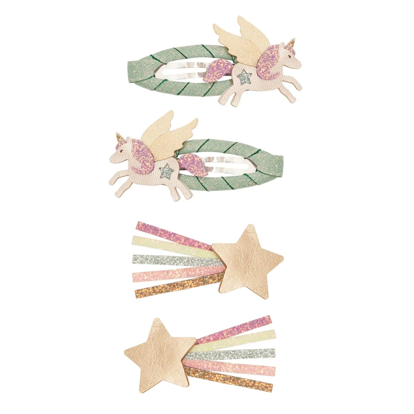 Flying unicorn clip set Mimi & Lula