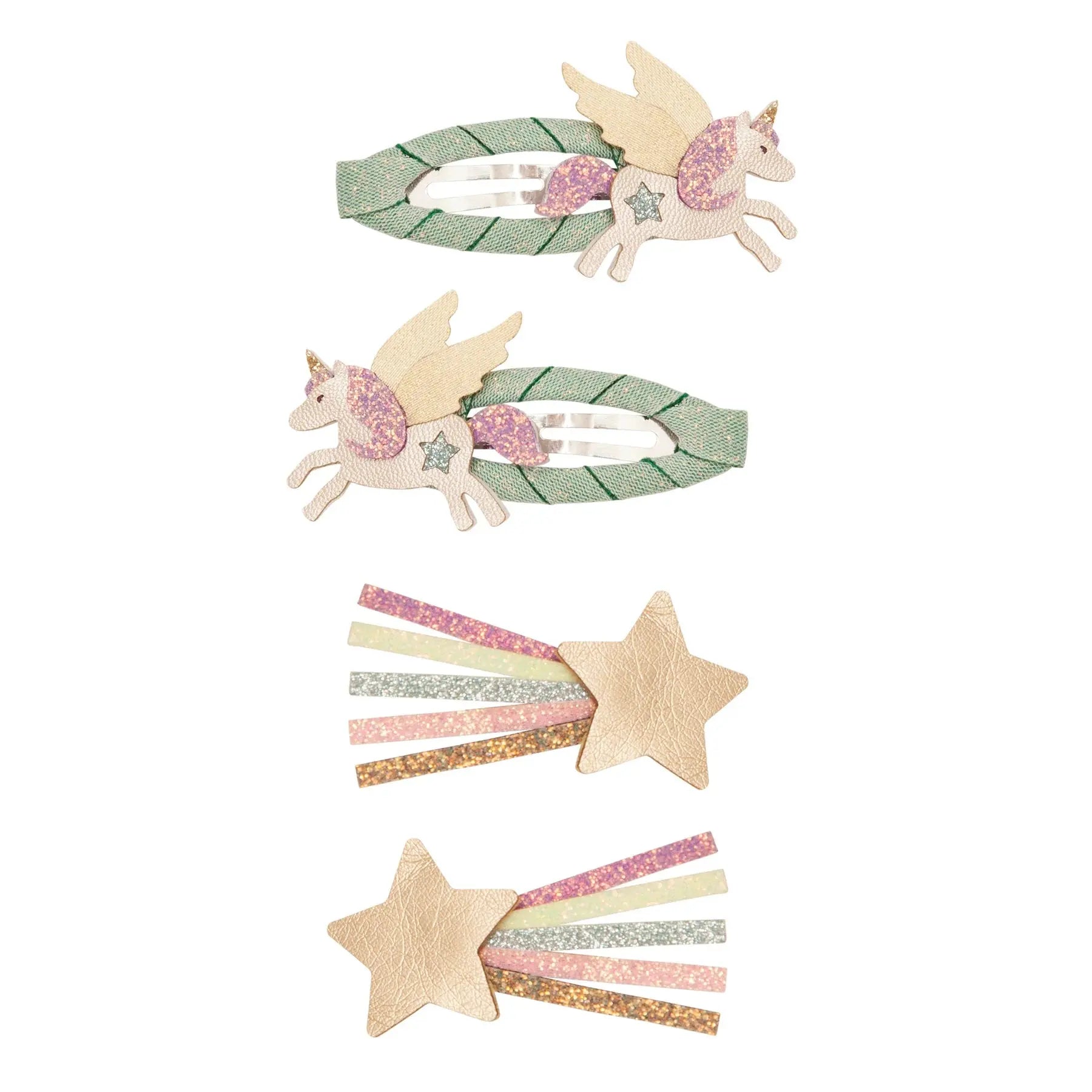 Flying unicorn clip set Mimi & Lula