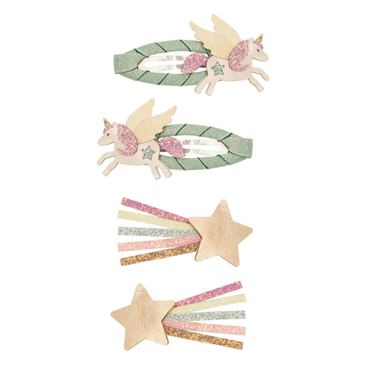 Flying unicorn clip set Mimi & Lula