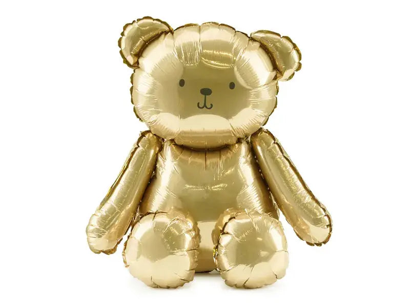 Foil Balloon Bear, 43x53 cm, gold Partydeco