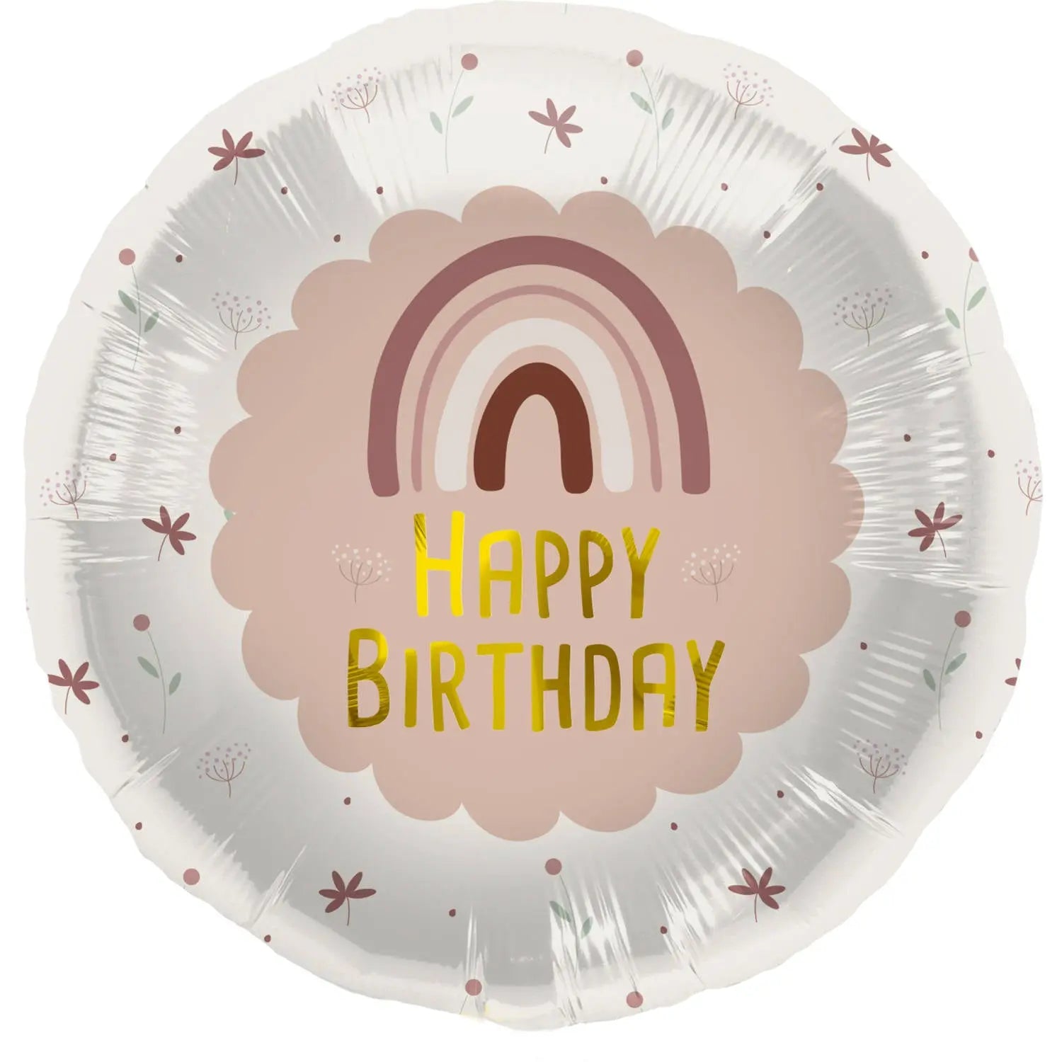 Foil Balloon Birthday Rainbow Pink Folat