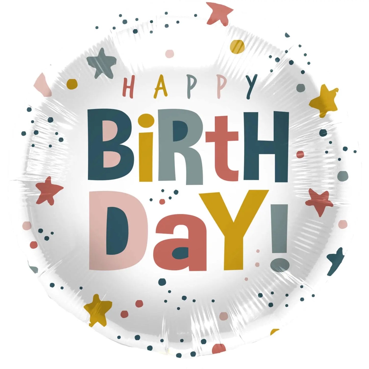 Foil Balloon Birthday Twinkle Dots Folat