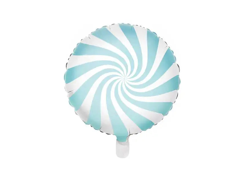 Foil Balloon Candy, 35cm, light blue Partydeco