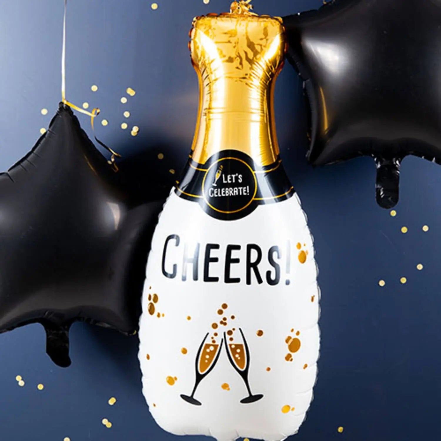 Foil Balloon - Champagne Bottle Folat