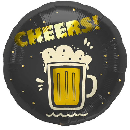 Foil Balloon Cheers Beer - 45 cm Folat