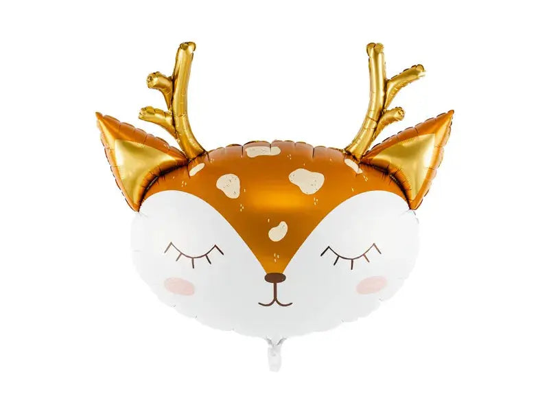 Foil Balloon Deer, 73x64cm, mix Partydeco