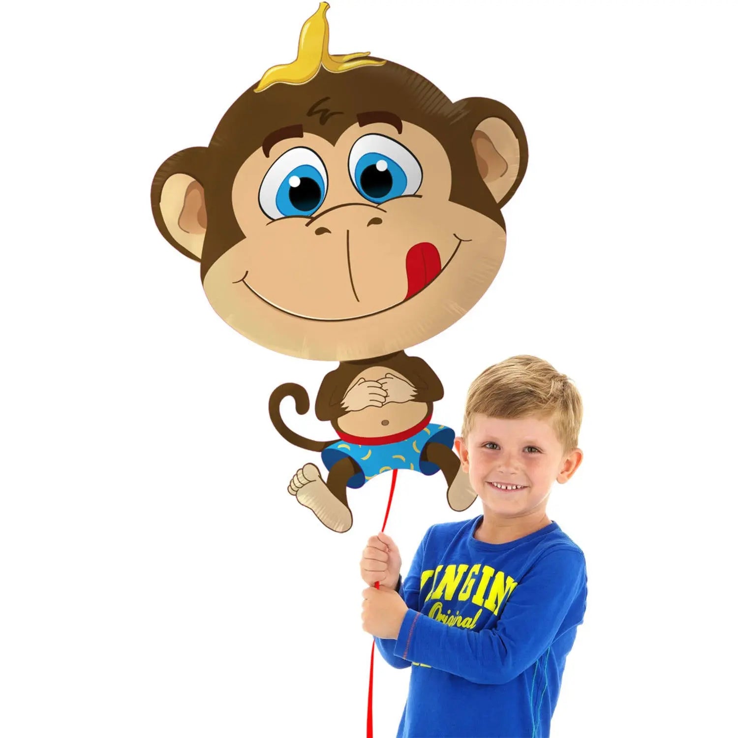 Foil Balloon Funny Monkey - 79x57 cm Folat